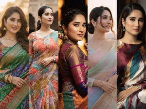 5 Stunning Saree Prompts for Gemini AI — Traditional to Editorial Looks