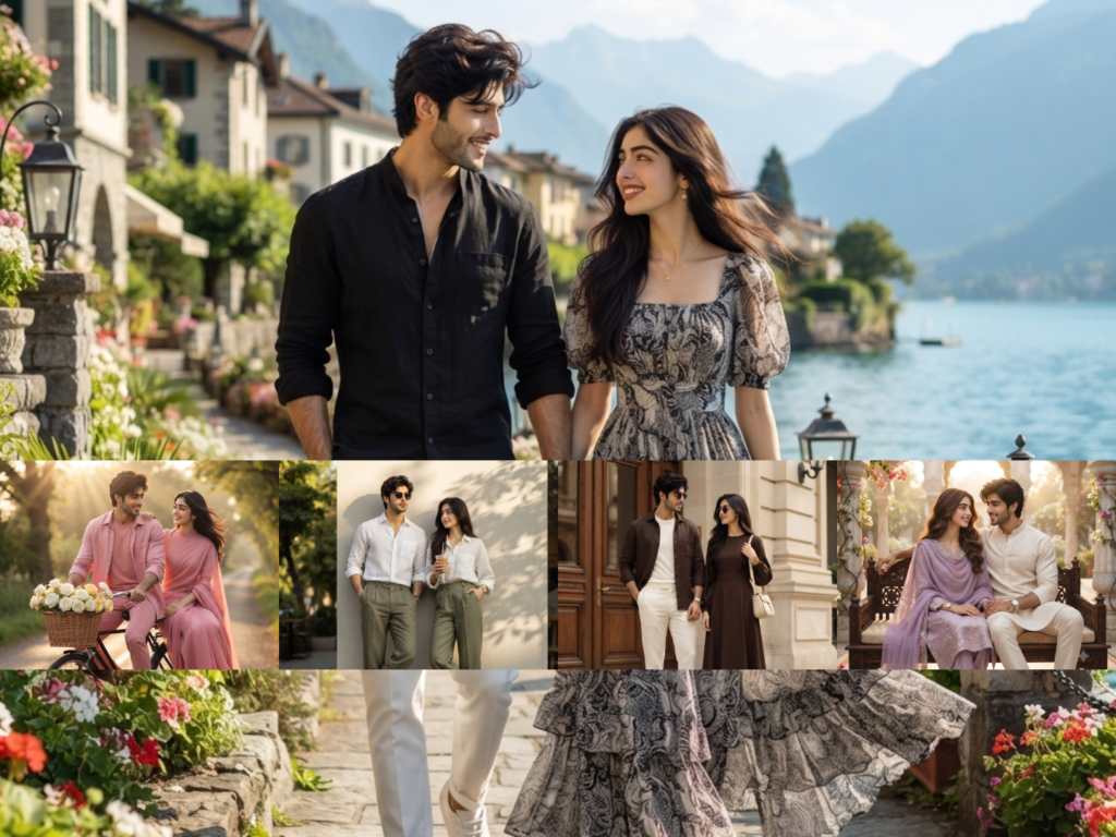 Couple Prompt for Gemini AI – 5 Romantic Editorial Photo Styles for Couples