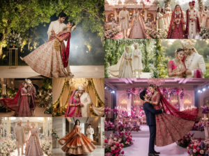 Couple Wedding Prompt for Gemini AI – 10 Romantic Bridal and Groom Pose Styles