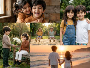 Brother Sister Prompt – 5 Heartwarming Sibling Photo Styles