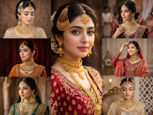 Prompt for Women 7 Stunning Pakistani Bridal AI Photo Ideas